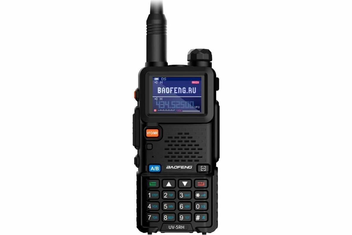Baofeng Рация UV-5RH24/2500мАч ( 136-174/400-520) МГц/ 999 кан./ 10 Вт 00030058