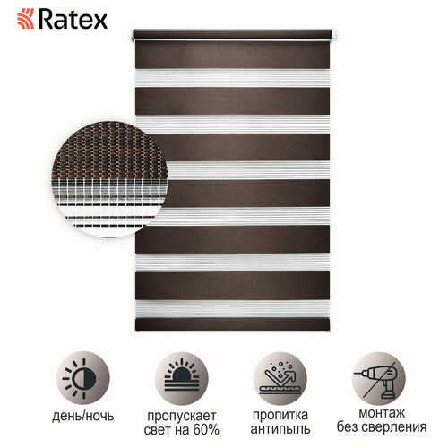 Рулонная штора с эффектом 