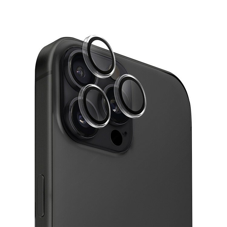 Защитное стекло на камеру iPhone 16 Pro/16 Pro Max, UNIQ OPTIX Camera Lens ClearShield прозрачное — фото 1