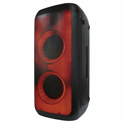 Колонка беспроводная SUPRA SMB-990 с караоке 180Вт подсветка радиус 10 метров черный 25780₽