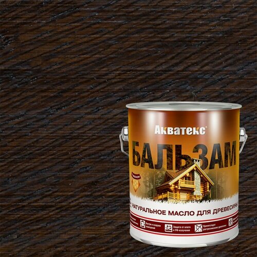Изображение товара Масло натуральное для древесины Акватекс-Бальзам (2,2л) палисандр