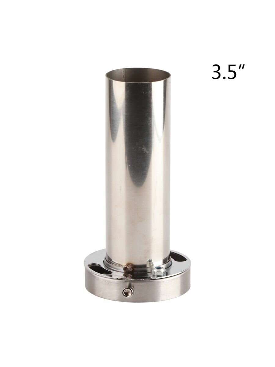 Круглый универсальный наконечник глушителя диаметром 85 мм, съемный глушитель, регулируемый диаметр 3 6 дюймов, устойчивый к коррозии, простая установка