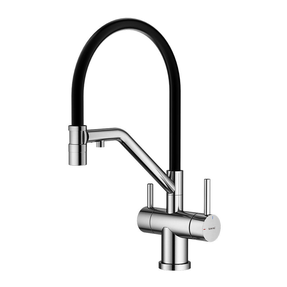 Смеситель для кухни с подключением фильтра Splenka S70.62.05, сатин