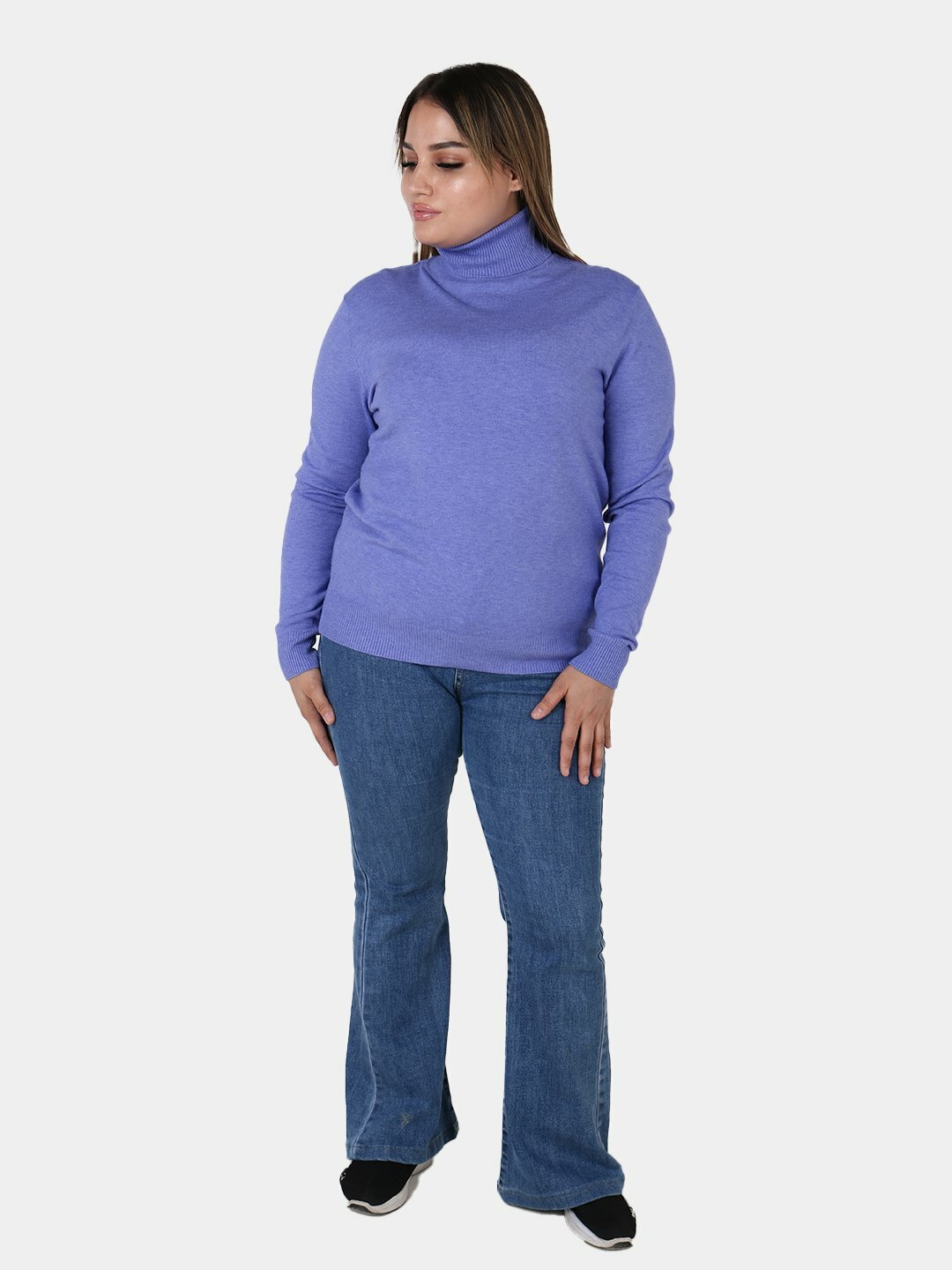 Водолазка , размер One Size, лазурный — фото 1