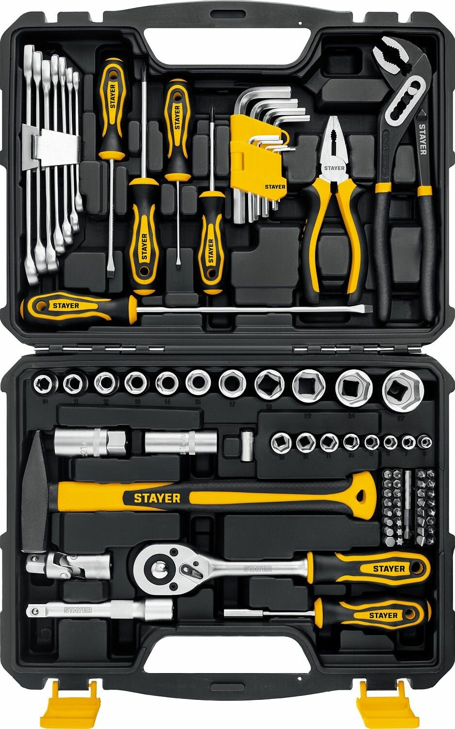 Универсальный набор инструмента STAYER UNIVERSAL 83 83 предмета (1/2