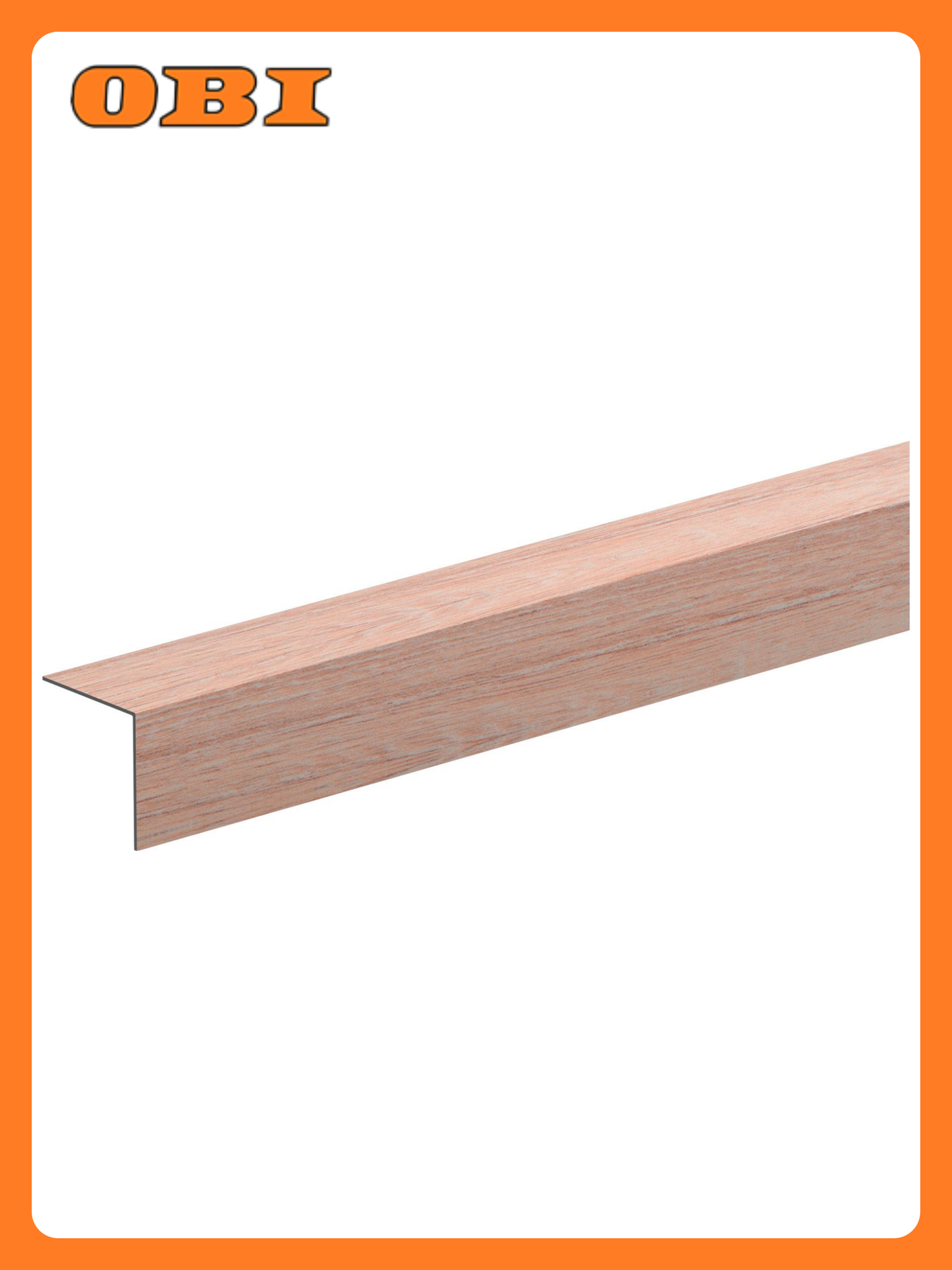 Угол ПВХ идеал 203 ДУБ беленый 20Х20Х2700ММ