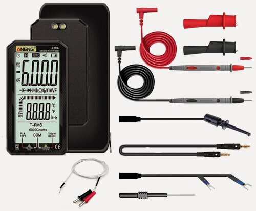 Изображение товара Мультиметр профессиональный ANENG 620A SILICONE VERSION с NCV. Гарантия 2 года. 16 функций.