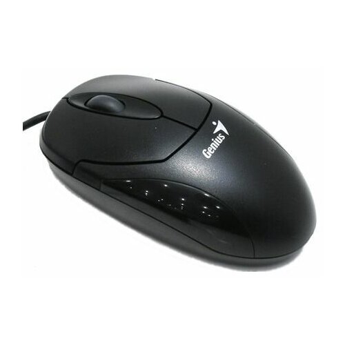 Мышь Genius Xscroll Optical оптическая PS2 1200dpi проводная черная 26100₽