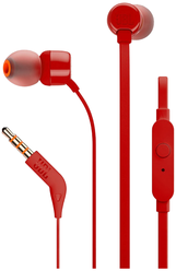 Наушники с микрофоном JBL T110 Red