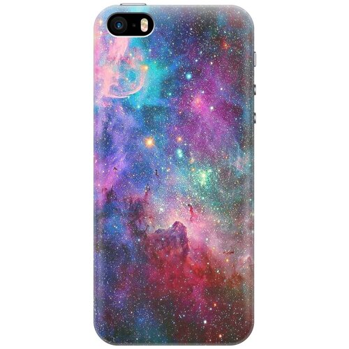 фото Gosso ультратонкий силиконовый чехол-накладка для apple iphone se / 5s / 5 с принтом "волшебный космос"