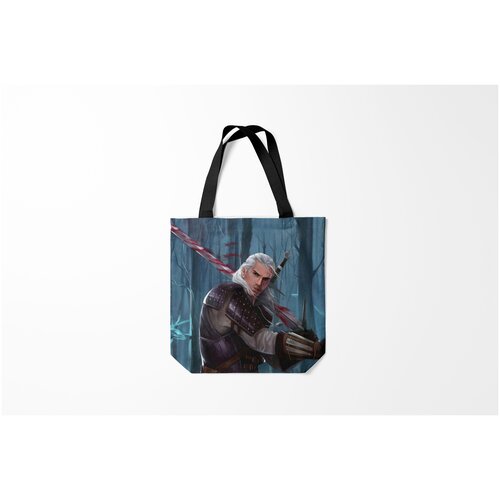 фото Сумка-шоппер / 40х40 см / сериалы / ведьмак 2 burnettie