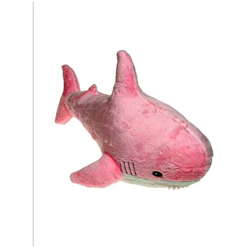 Купить Мягкая игрушка Акула розовая. Длина 1 метр. Акула розовая большая плюшевая игрушка., Китай, розовый/белый, текстиль/искусственный мех, male