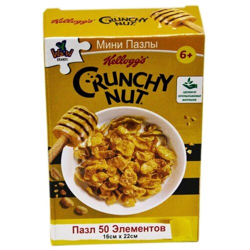 Пазл Kelloggs 16x22см. - 50 элементов, тип Crunchy Nut, цвет: оранжевый 190231C