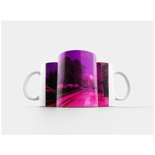 фото Кружка "снег, улица, зима" 320 мл lotsprints