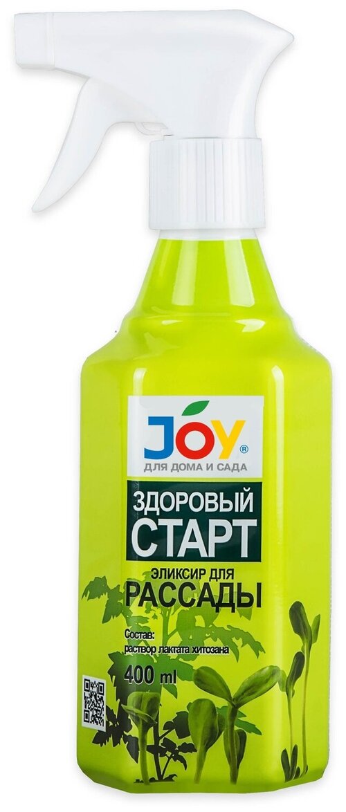 Удобрение JOY Эликсир для рассады Здоровый старт, 0.4 л, 0.45 кг