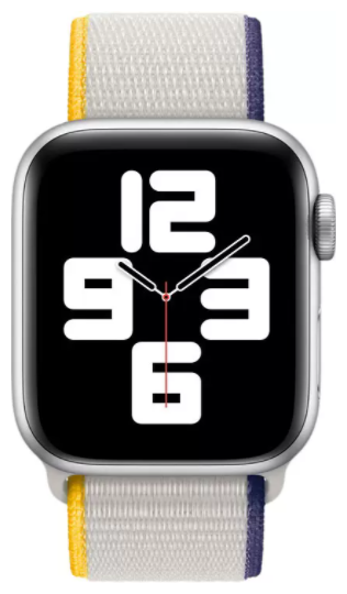 Ремешок Apple Sport Loop для Apple Watch Series 3/4/5/6/SE угольный (MYA42ZM/A) 40мм - фото №2
