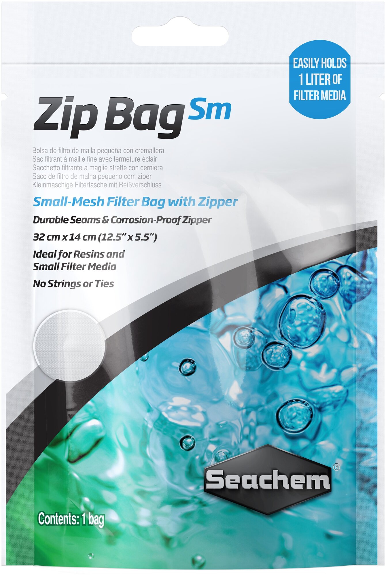 фото Мешок для наполнителей Seachem Zip Bag S (32х14см)