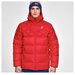 Куртка Bjorn Daehlie Graphene, карманы, подкладка, несъемный капюшон, ветрозащитная, водонепроницаемая, утепленная, размер XL, красный
