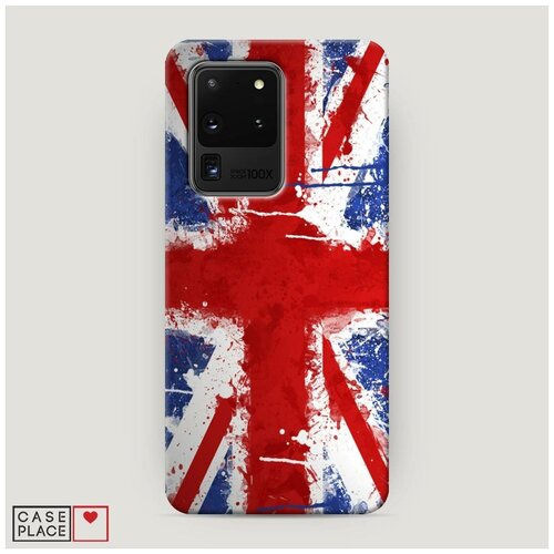 фото Чехол пластиковый samsung galaxy s20 ultra флаг великобритании 2 case place