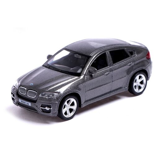 Внедорожник Автоград BMW X6 1:43, 10 см, серый