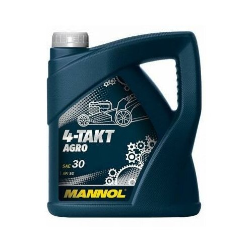 MANNOL 1441 Масло Mannol мототехника 4T Takt Agro SAE 30 4 л масло для садовой техники motul garden 4t sae 30 0 6 л
