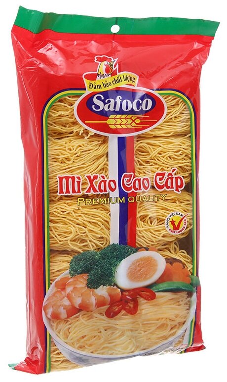Лапша яичная "Mi Xao" Safoco, Вьетнам, 500г
