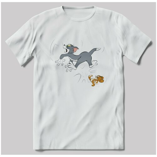 фото Футболка с принтом tom and jerry- 21 brut-shop