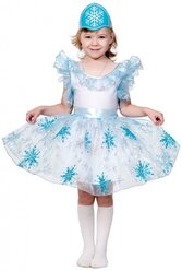 Детский костюм "Снежинка голубая" (11124), 92-110 см.