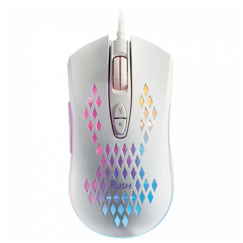 Игровая мышь Мышь проводная SmartBuy Rush Incerto II 741G-W RGB белый 97100₽