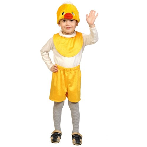 фото Карнавальный костюм для детей карнавалофф цыпленок желтый детский, 92-116 см карнавалoff