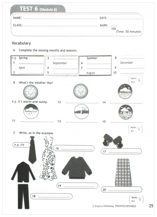 Access-1. Test Booklet. Beginner. Сборник тестовых заданий - фото №3