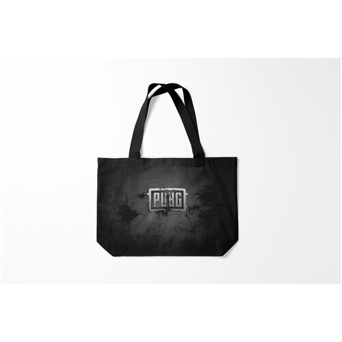 фото Сумка-шоппер / 46х35 см / геймерам / pubg stone пабг камень burnettie