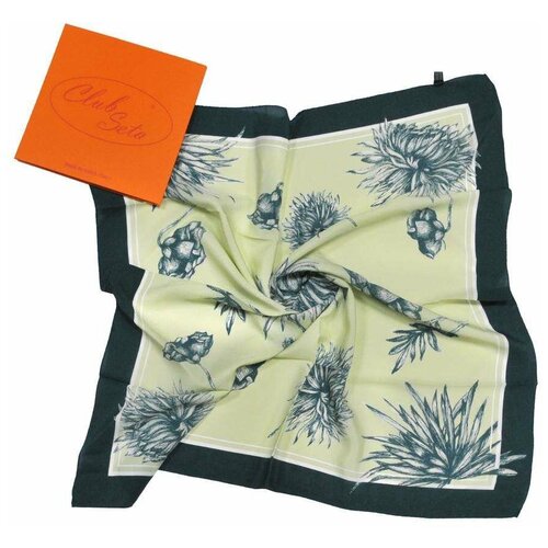 фото Платок с цветами в зеленых тонах club seta 844505 clubseta
