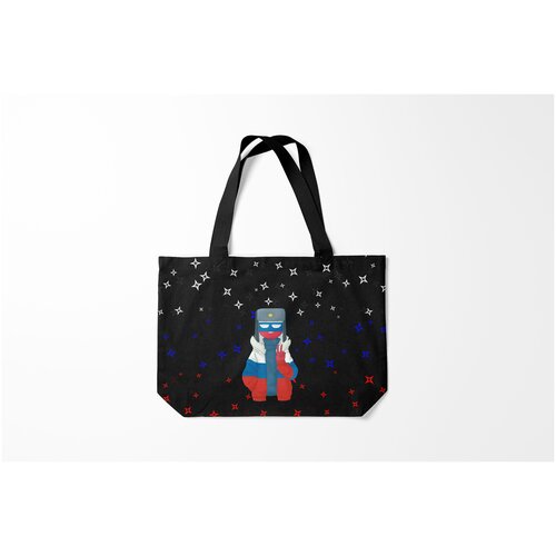 фото Сумка-шоппер / 46х35 см / патриотичные / патриотизм countryhumans. burnettie