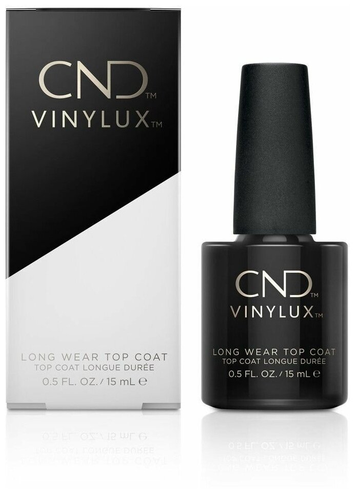 CND Верхнее покрытие Vinylux Weekly Top Coat, прозрачный, 15 мл