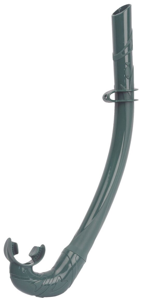 Трубка для плавания SARGAN "калан" темно-зеленый силикон