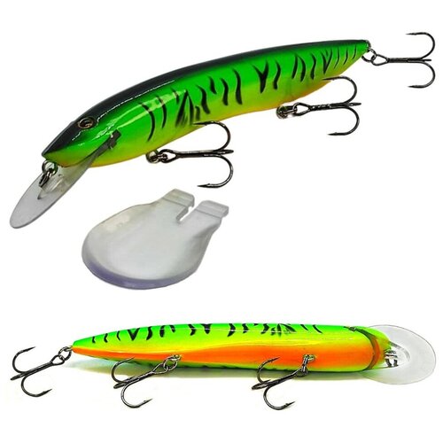 фото Воблер для троллинга vkg crazy deep 150мм 25гр / воблер для рыбалки на спиннинг / воблер на щуку fisherluck