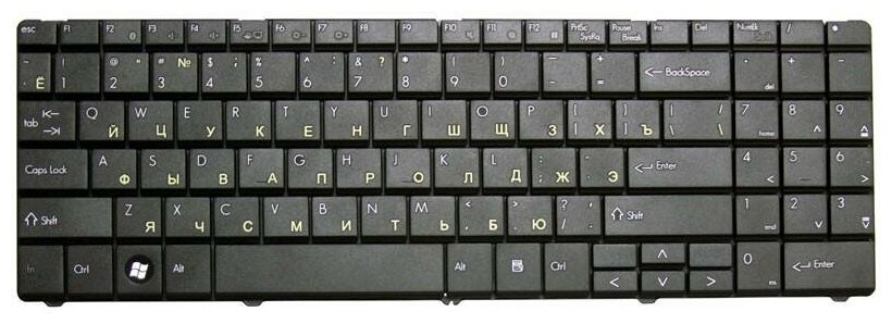 Клавиатура для ноутбука Packard Bell EasyNote ST85 черная