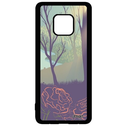 фото Защитный чехол на смартфон // huawei mate 20 pro // "лесные розы" пейзаж природа, utaupia, цветной