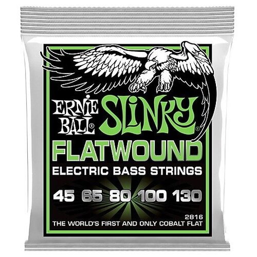 Струны для бас-гитары Ernie Ball 2816 струны для бас гитары ernie ball 2815 flatwound slinky extra 40 95