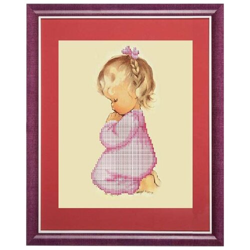 Рисунок на ткани славяночка арт. КС-098 Молитва девочки 19х24 см