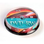 Диск VS DVD+RW 4,7 GB 4x CB/10 - изображение