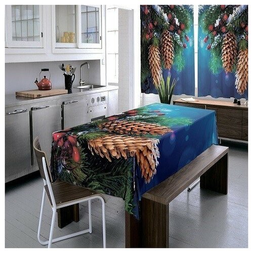 Скатерть габардин Волшебство 150*180 (МарТекс)