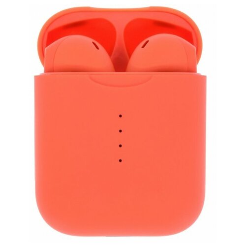 Наушники беспроводные TWS V8 с боксом для зарядки Bluetooth красный 245000₽