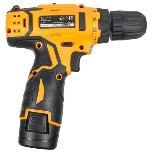 Дрель-шуруповерт вихрь ДА-12Л-2К 372400₽