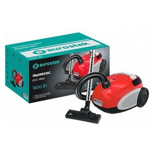 Пылесос Eurostek EVC-1805 с мешком 1600320Вт пылесборник 2л 494300₽