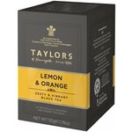 Чай черный байховый пакетированный с ароматом лимона и апельсина - изображение