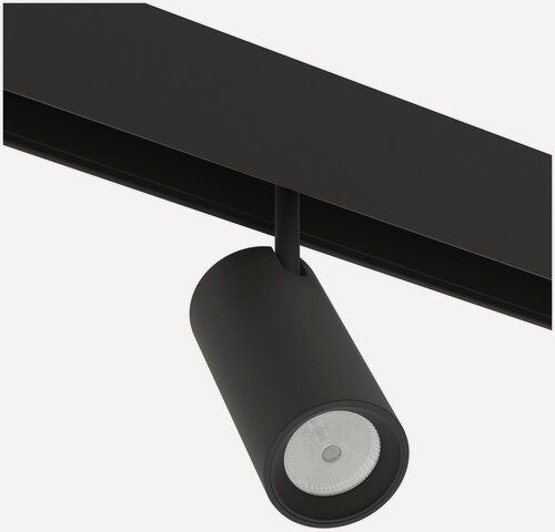 Изображение товара Трековый магнитный светильник SPOT MAGNETIC S20 48V 15W 24° CRI90 OSRAM 4000K | Черный корпус D45х100mm