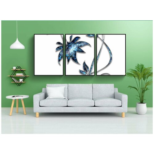 фото Набор модулных постеров для интерьера "декор, украшение, ювелирное украшение" 60x90 см. в тубусе, без рамки lotsprints