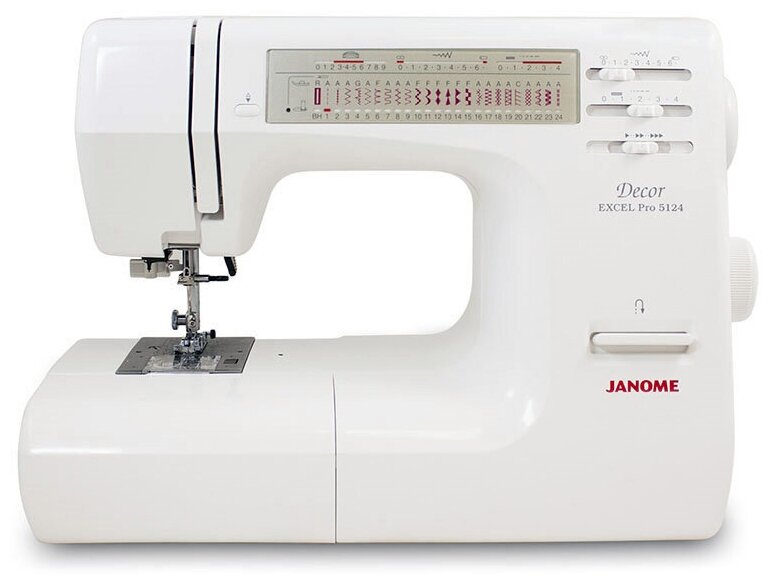 Швейная машина Janome Decor Excel Pro 5124, белый